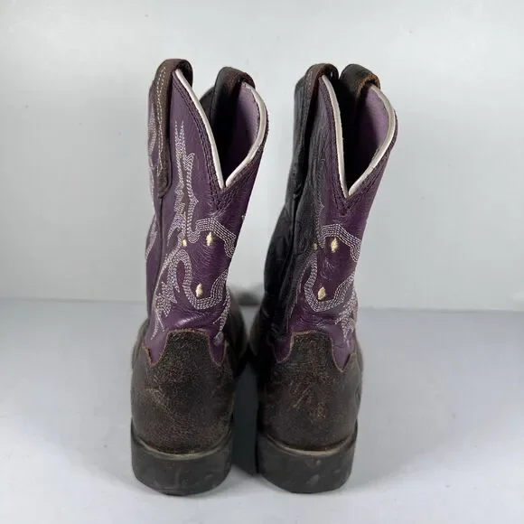 Ariat Tombstone Square Toe Western Cowgirl Boots Youth Size 11.5 - Picture 4 of 8